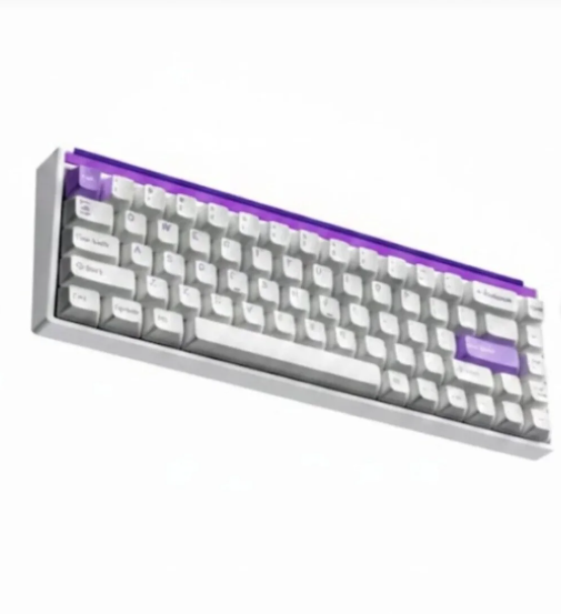 AYMESTORE K68 Pro V3 Kablolu Mekanik Oyuncu Klavyesi Hottswapp Red Switch App Türkçe Q Beyaz Klavye